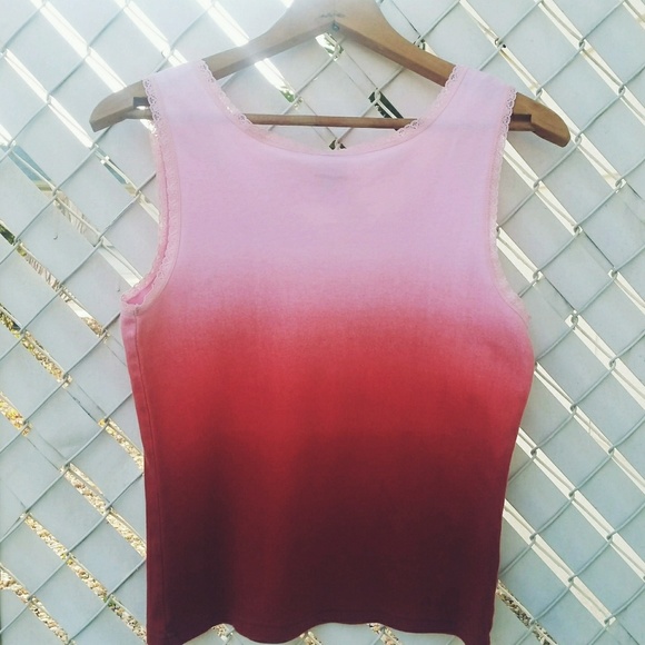 Pink Ombre Tank Top By High Sierra Small - Picture 3 of 3